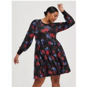 Torrid floral super soft babydoll dress sz 3
